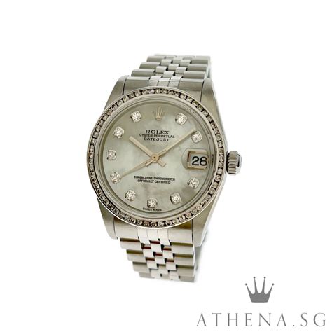 rolex midsize datejust 78274|Rolex 78274 diamond dial.